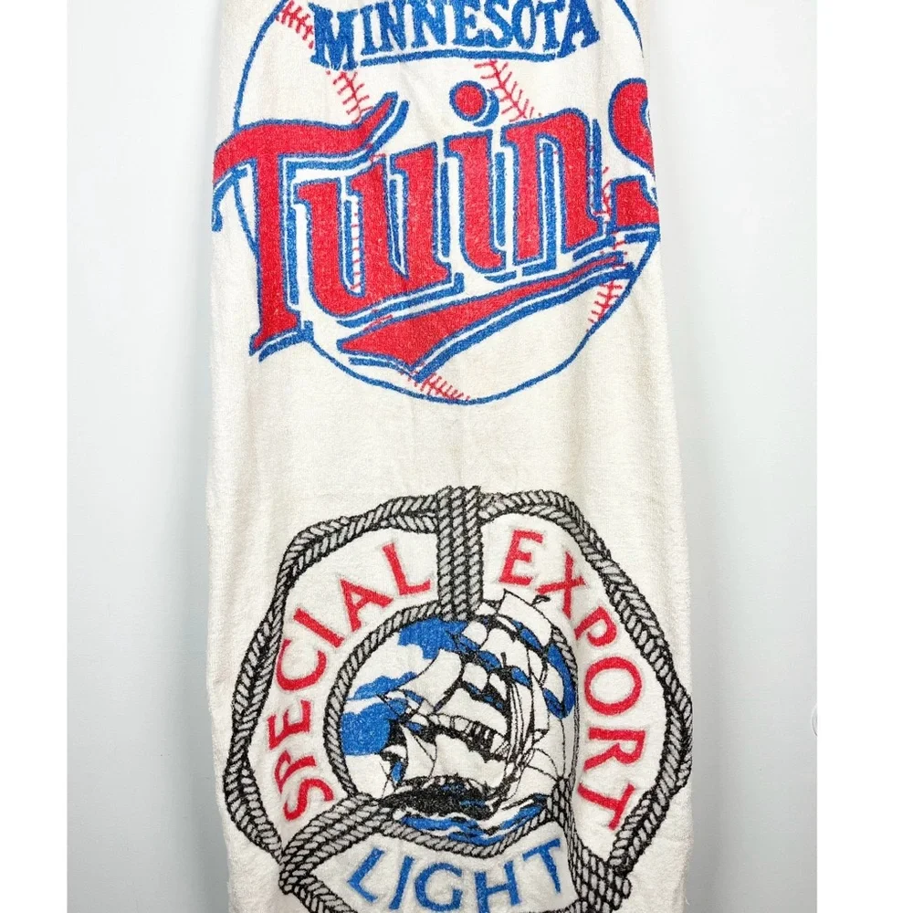 Minnesota Twins Vintage Beach Towel Special Export Light Beer